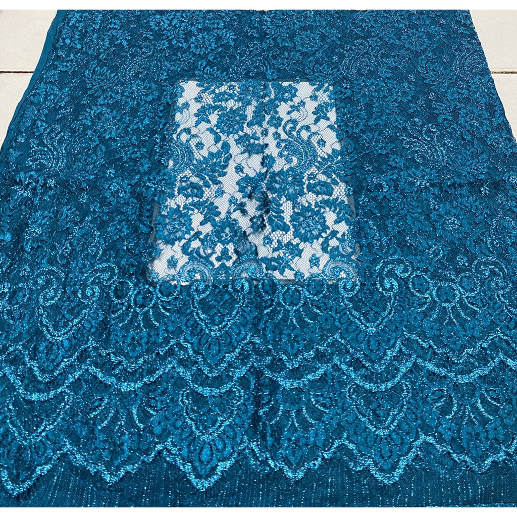 BAKAL KAIN KEBAYA BROKAT SEMI PRANCIS SAINT LORRAINE PREMIUM 3D