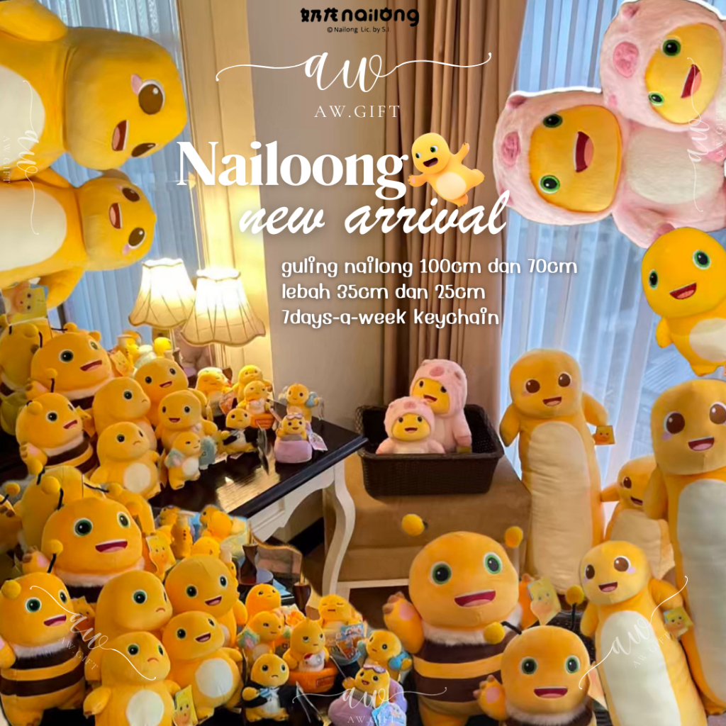 BONEKA GANTUNGAN KUNCI GULING KECIL LUCU aw gift