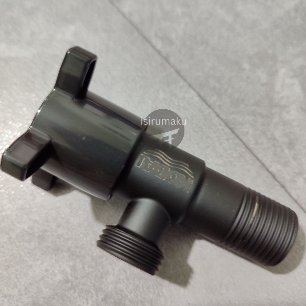 Stop Kran Single Hitam Stop Kran Shower Bidet Kloset KODAI