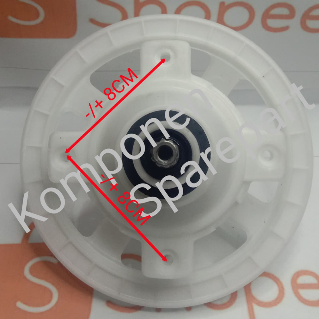 Gearbox Mesin Cuci Sharp 14 KG/Girbox Mesin Cuci 2 Tabung Gigi 10