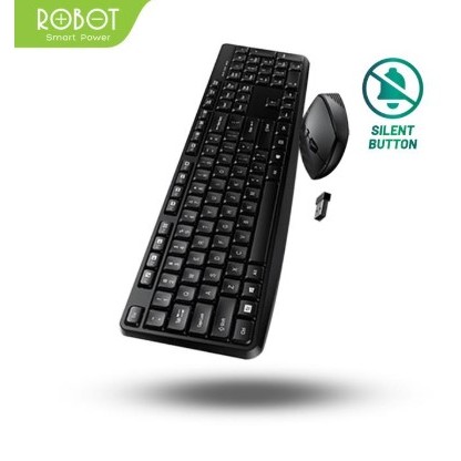 Robot KM3100 / KM-3100 Wireless Keyboard Mouse Combo