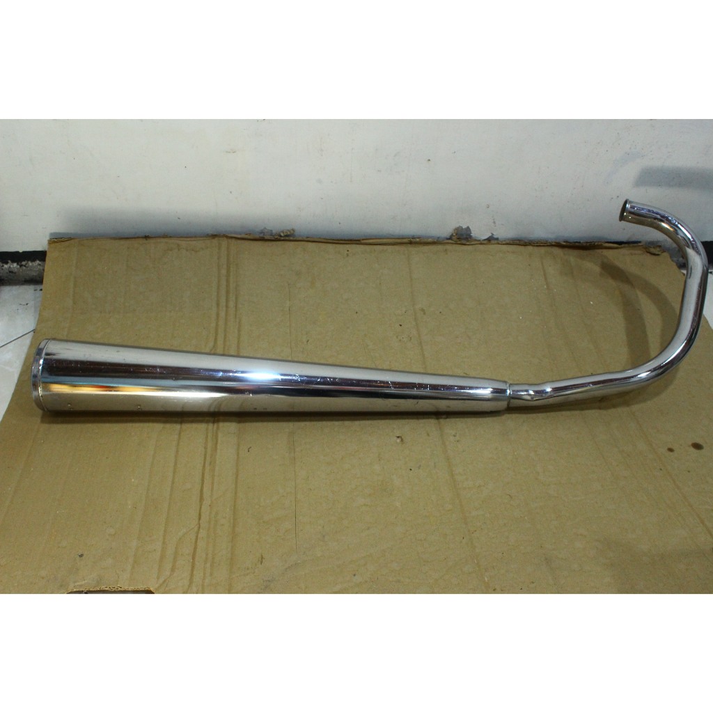 Knalpot Muffler Exhaust Honda CG110 CG125 Original Baru Stock Lama NOS Lumayan Mulus Bersih