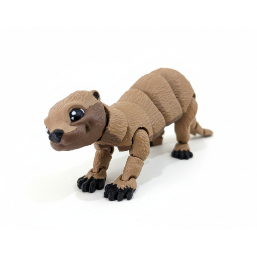 Mainan Otter Artikulasi Lucu – Action Figure Hewan Koleksi & Pajangan