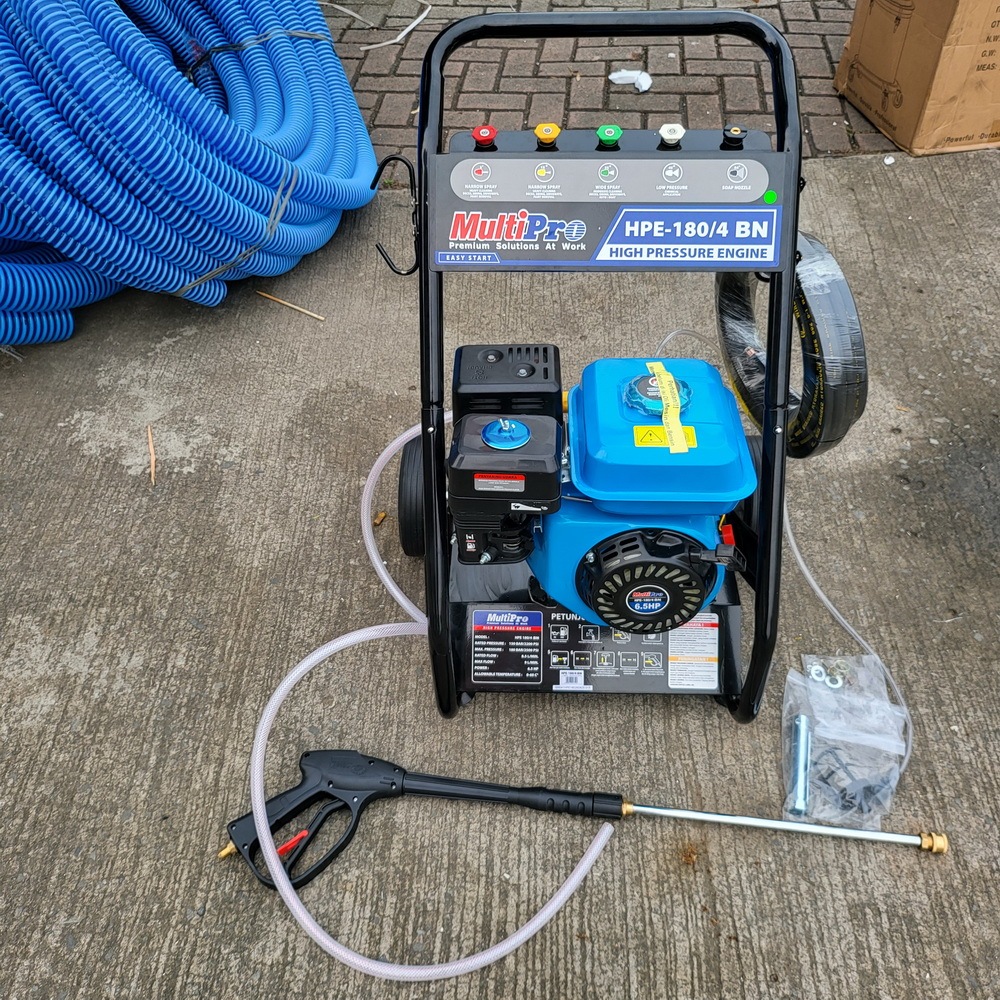 Multipro Mesin Jet Cleaner Bensin Stim Steam Cuci Motor Mobil HPE 180 Bar