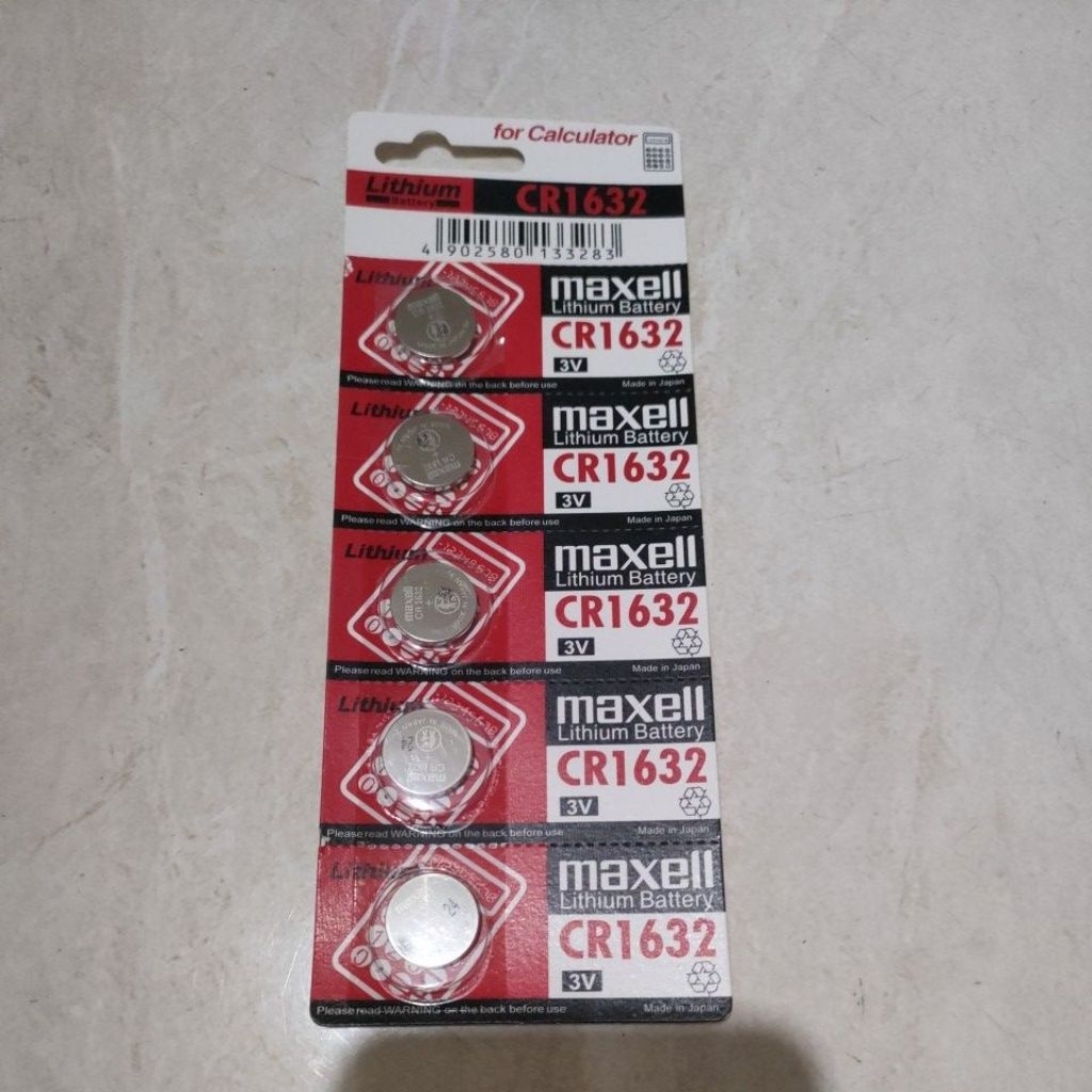 Per 1 Pcs Batere Maxell CR1632 3V / Battery Maxell CR 1632