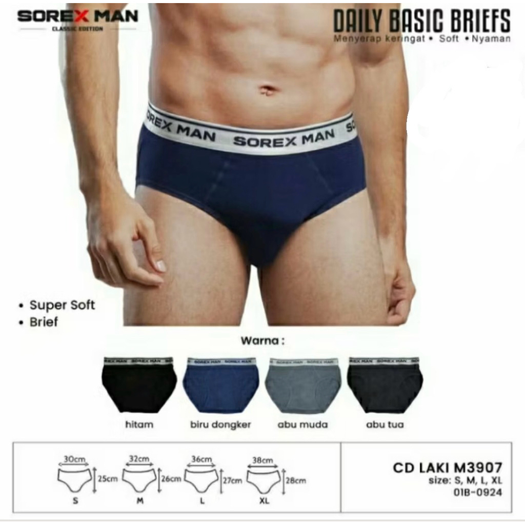 CD PRIA SPORT DAN NYAMAN DIGUNAKAN || SOREX M3907