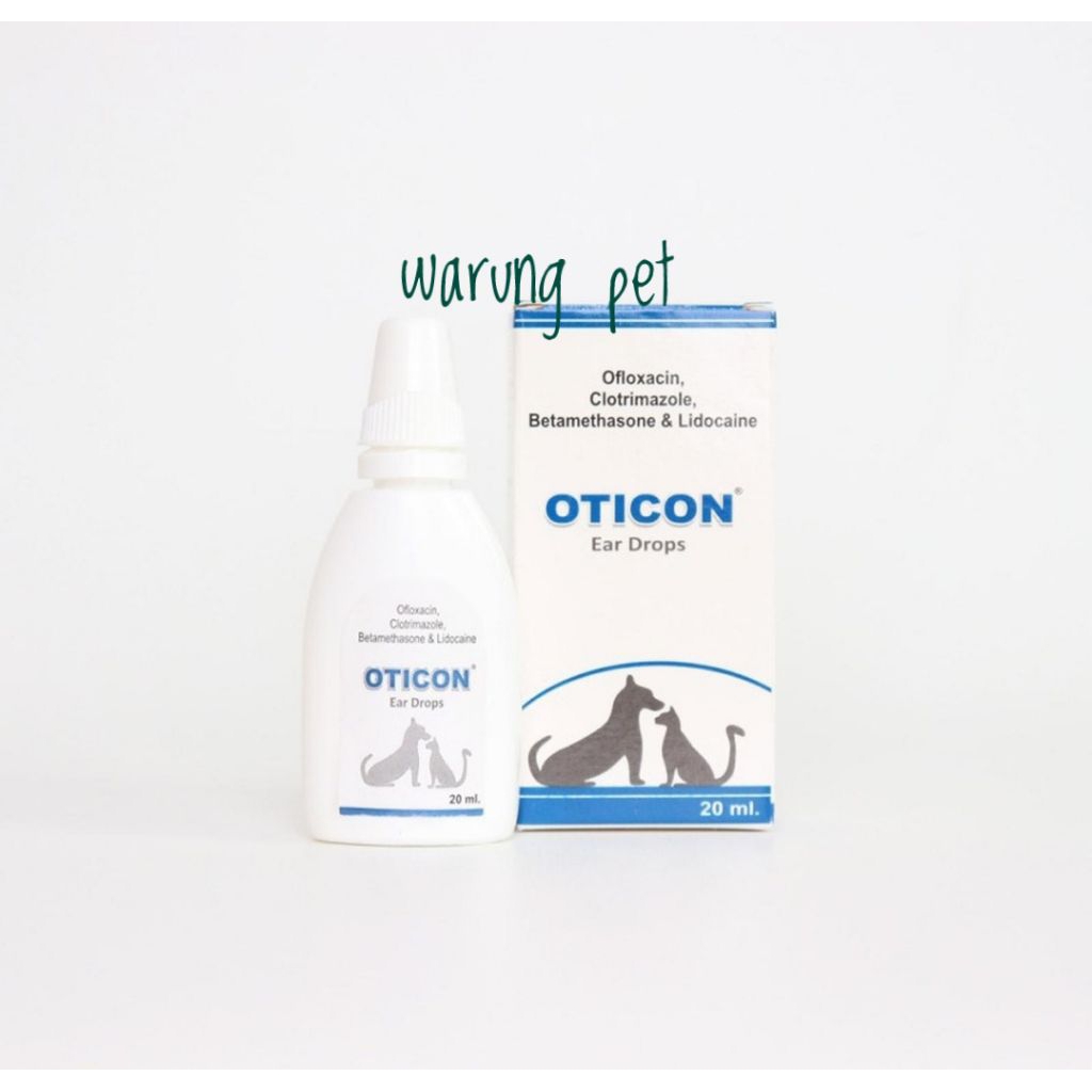 Oticon Ear Drops 20ml Tetes Telinga Anjing & Kucing