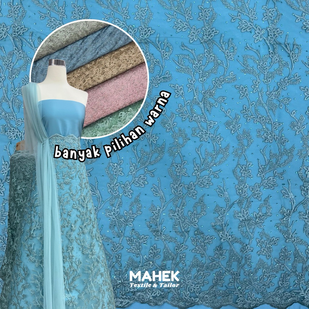 Tile Motif / Kain Tile Motif Salur / Kain Tile Bordir / Kain Tile Payet / Kain Kebaya