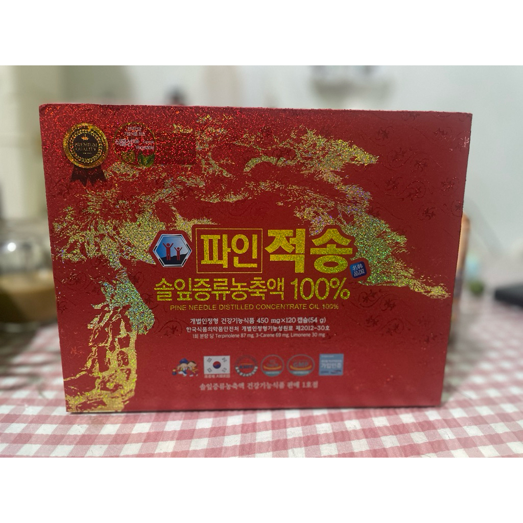 Red pine 1000% asli korea