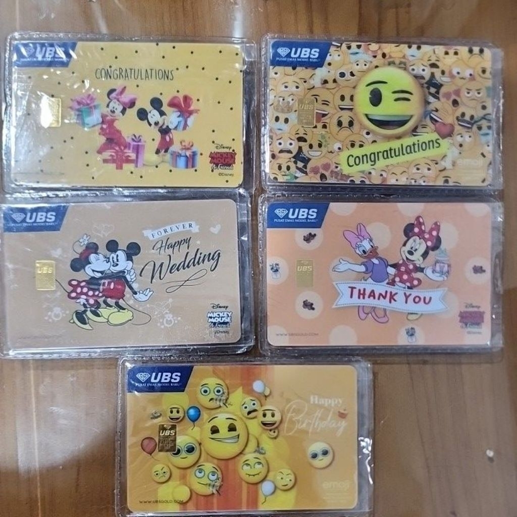 LOGAM MULIA UBS PVC 0,25 , UBS, KADO,SOUVENIR, ULANG TAHUN, PVC,EMAS, GRAM