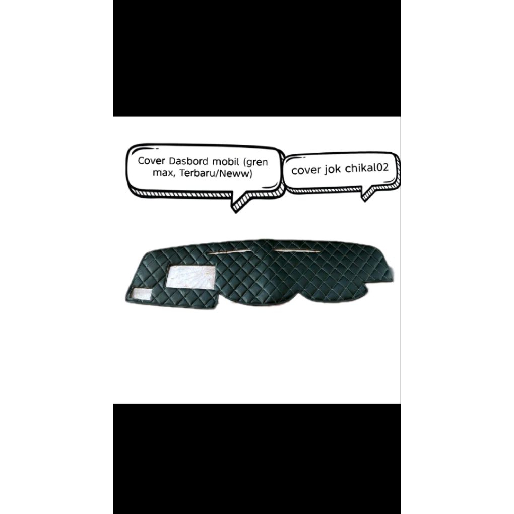 Cover Dasbord Mobil ( Gran max Terbaru/2022-2024) Bahan Kulit Berkualitas, anti debu pree antislip/D