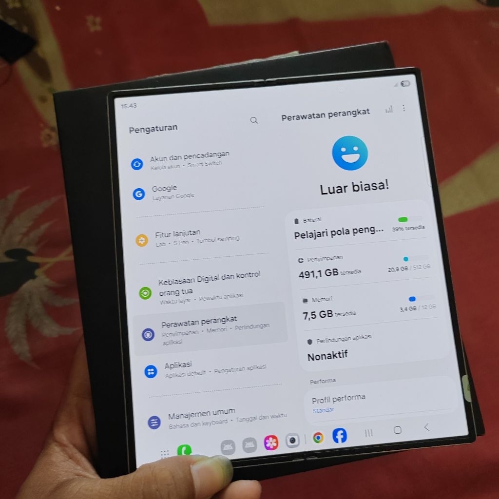 Samsung z fold 6 12/512 mulus no minus