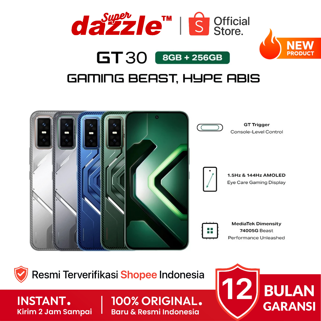 HP INFINIX GT 30 5G 8/256 GB Original Garansi Resmi Official Store Handphone Ori