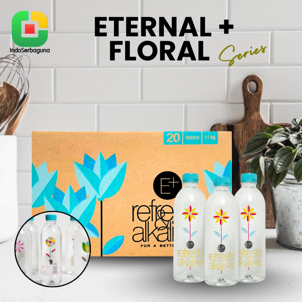 [MINERAL] AIR MINERAL ETERNAL PLUS (E+) 500ML WATER FOR FAMILY PH 8+ A