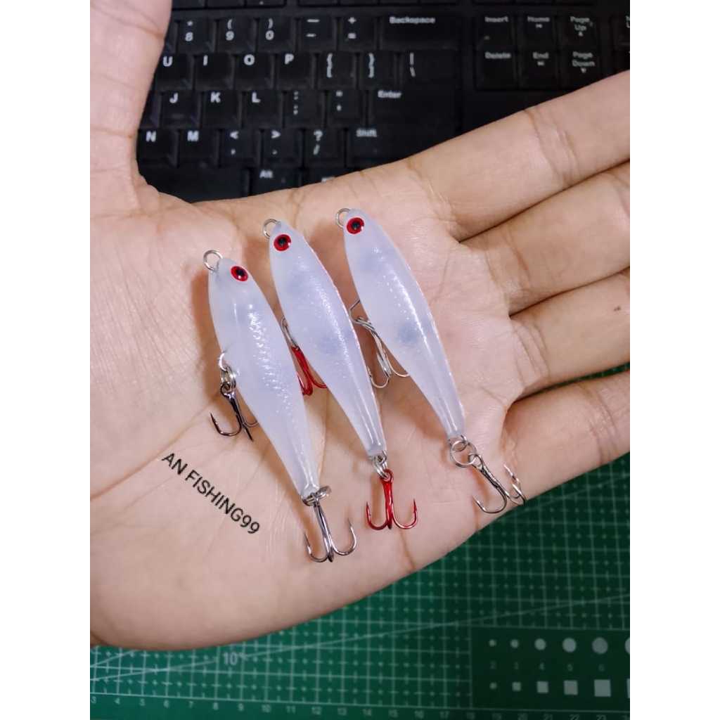 LURE HAMPALA 4.5 CM/ UMPAN CASTING HAMPALA / SWIMMER SWIMBAIT IKAN / LURE GLUE STICK HAMPALA