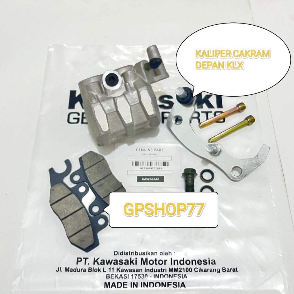 KALIPER CAKRAM DEPAN KLX 150,KLX 150 BF(SILVER)