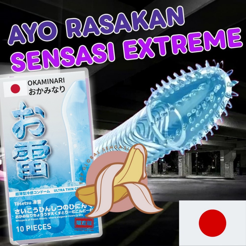 Kondom 001 Tipis Bergerigi Premium Original Tahan Lama Varian Terlengkap Pengiriman Instant