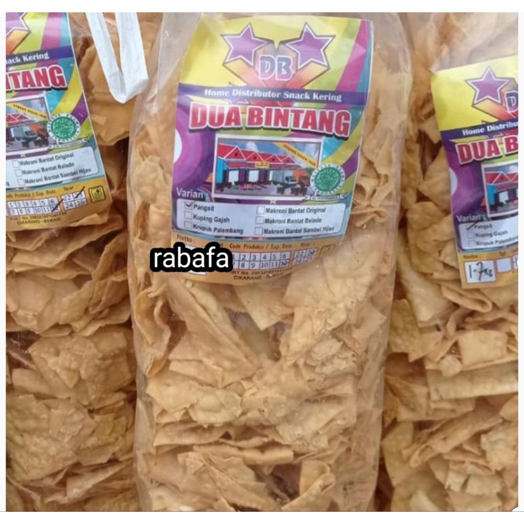 1 BAL KERIPIK BAWANG 1,5 KG / KERIPIK BAWANG KILOAN / KERIPIK PANGSIT