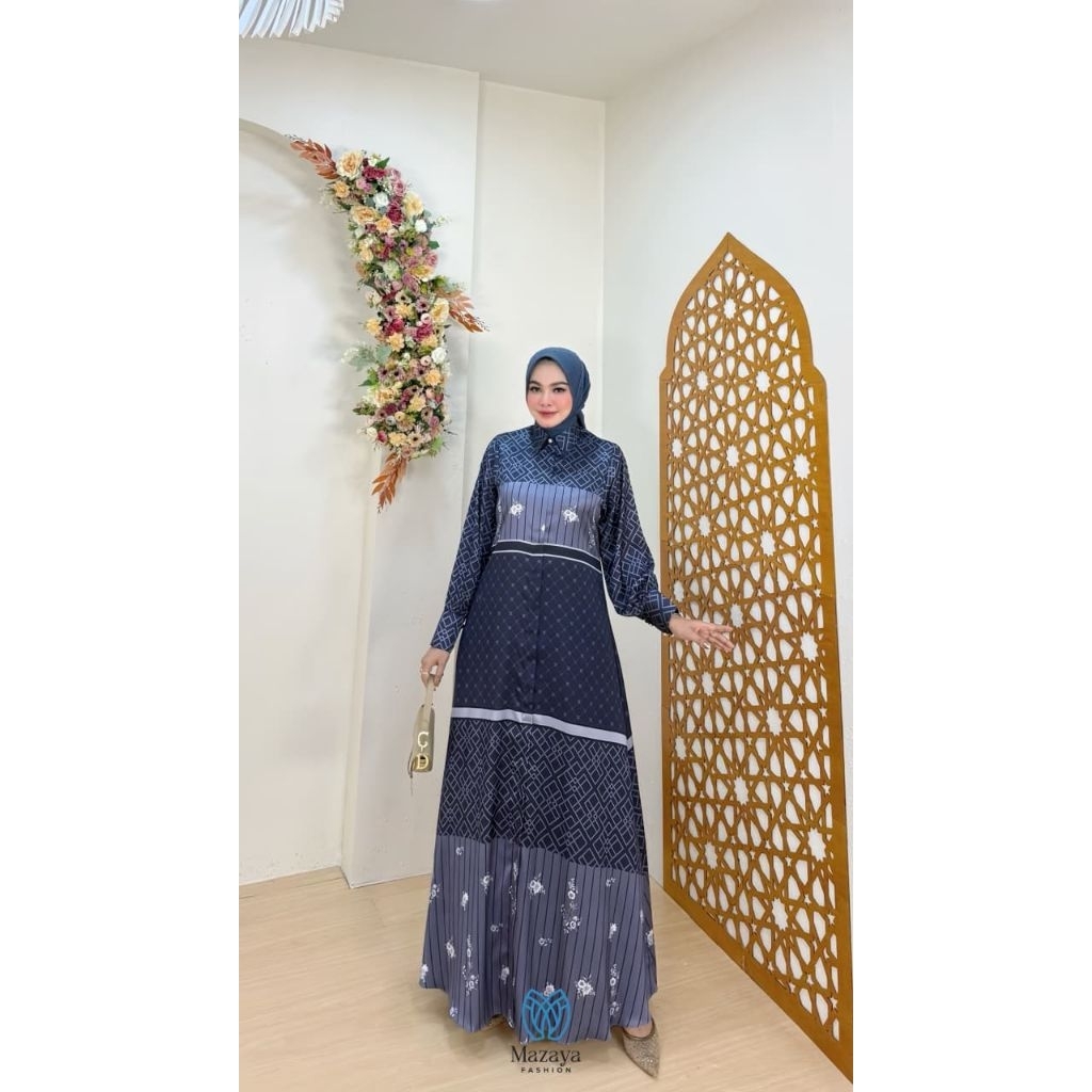 New Fashion DEYURA//Fateemah Dress//Audrey 3 (seri A)//Maxi Dress Chanel Ori SHR