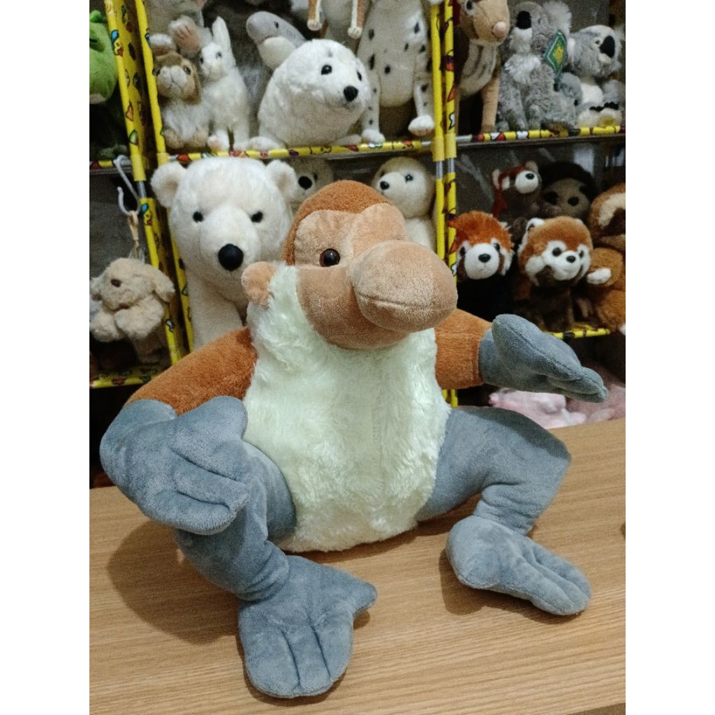 BONEKA HEWAN MONYET PRIMATA BEKANTAN