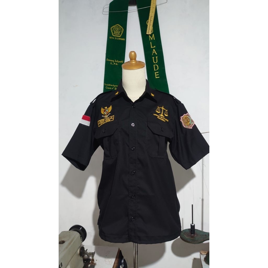 Kemeja PDL / PDH kain american dril free logo custom
