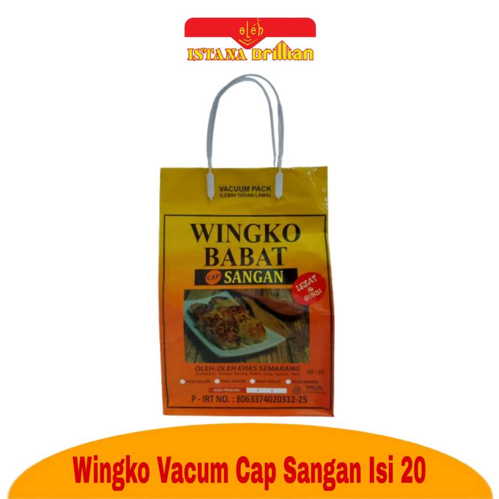 Wingko Babat VACUUM EXP 1 BULAN, Merk Sangan Semarang Aneka Rasa