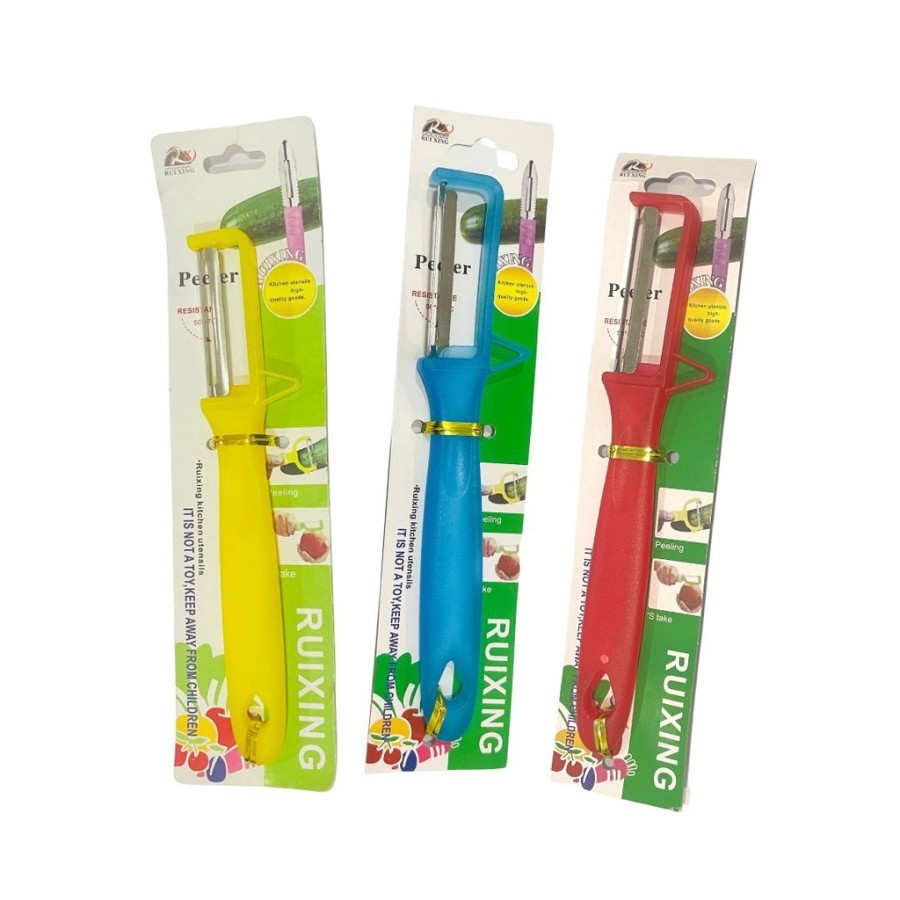 Peeler Pengupas Buah Sayuran / Pisau Pengupas Kulit Kentang / Alat Serut Warna Warni