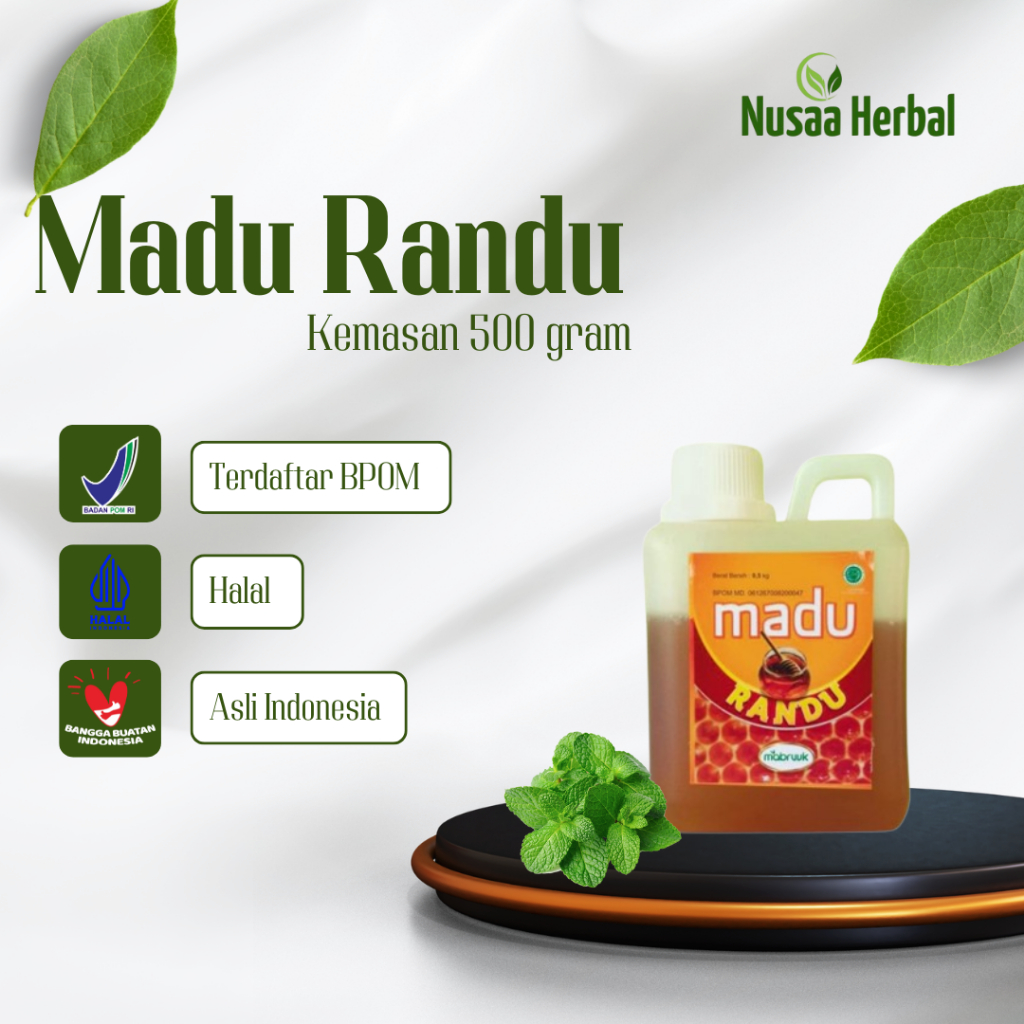 Madu Randu 500 gram Mabruuk Madu Murni