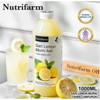 MB Sari Lemon 1000 ml Pure Lemon Fresh California Organik Premium Ori Diet Detox