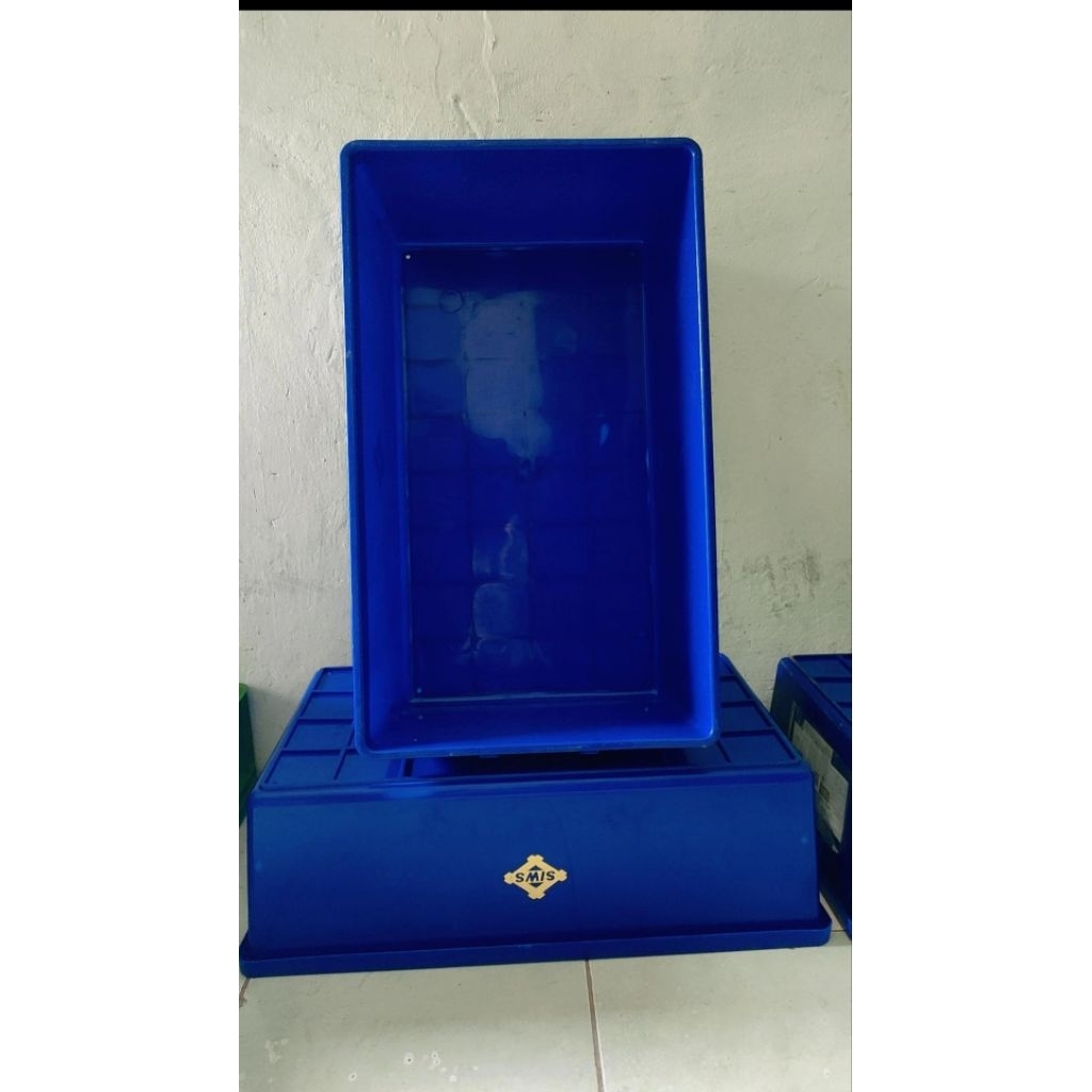 box kontainer kode 7055 bekas+tutup (uk 72x43x23)tambalan anti bocor
