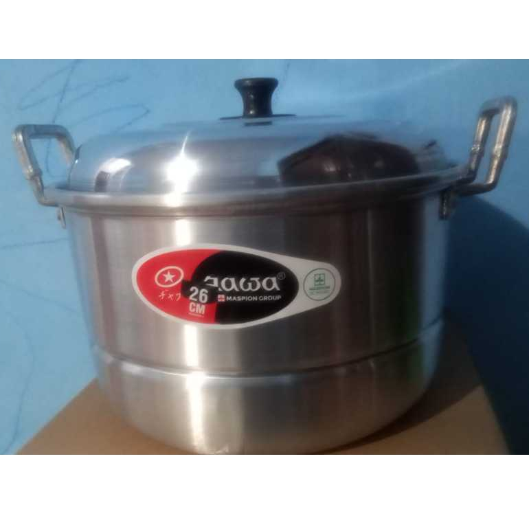 PE26 PANCI DANDANG KUKUS MASPION JAWA ALUMINIUM UKURAN 26 + GRATIS PACKING KARDUS BUBBLE WRAP