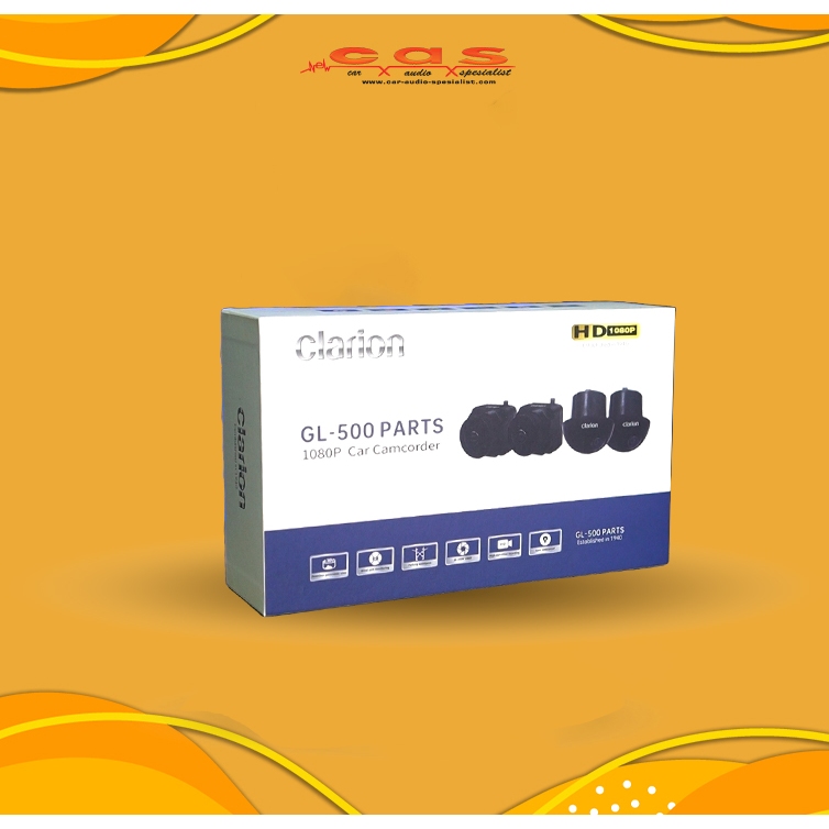 Clarion Kamera 360 HD 1080P GL-500 untuk Head Unit Android Built-in Clarion GL-500 Parts Car Camcord