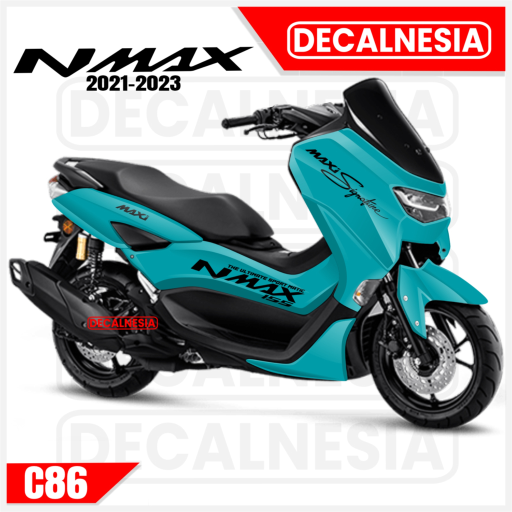 Sticker Decal Motor Nmax 2021 2022 2023 2024 Full Body Stiker Variasi Simple Keren Decalnesia C86