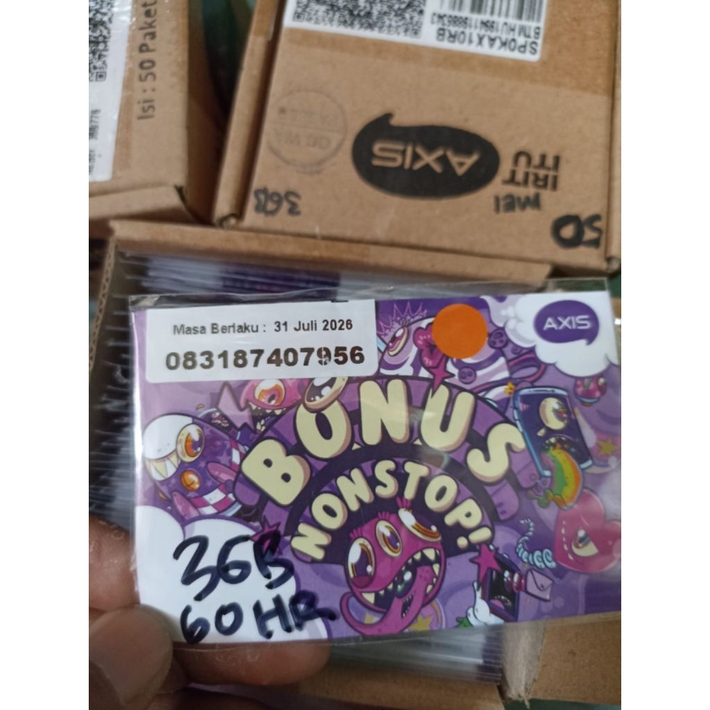 Kartu Axis 3GB Nasional