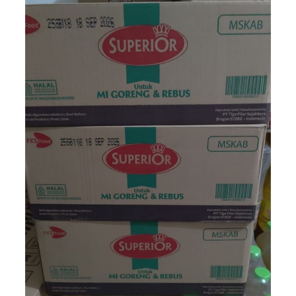 Mie SUPERIOR 1 Dus Isi 6 x 600 gram