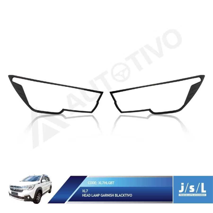Garnish List Lampu Depan  Xl7 2020-2022 Hitam Jsl