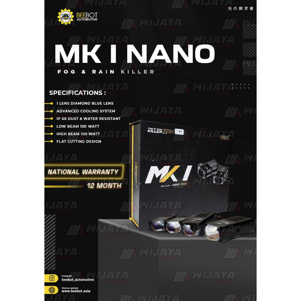 MINI PROJECTOR 1 MATA BEEBOT MK 1 NANO TECH