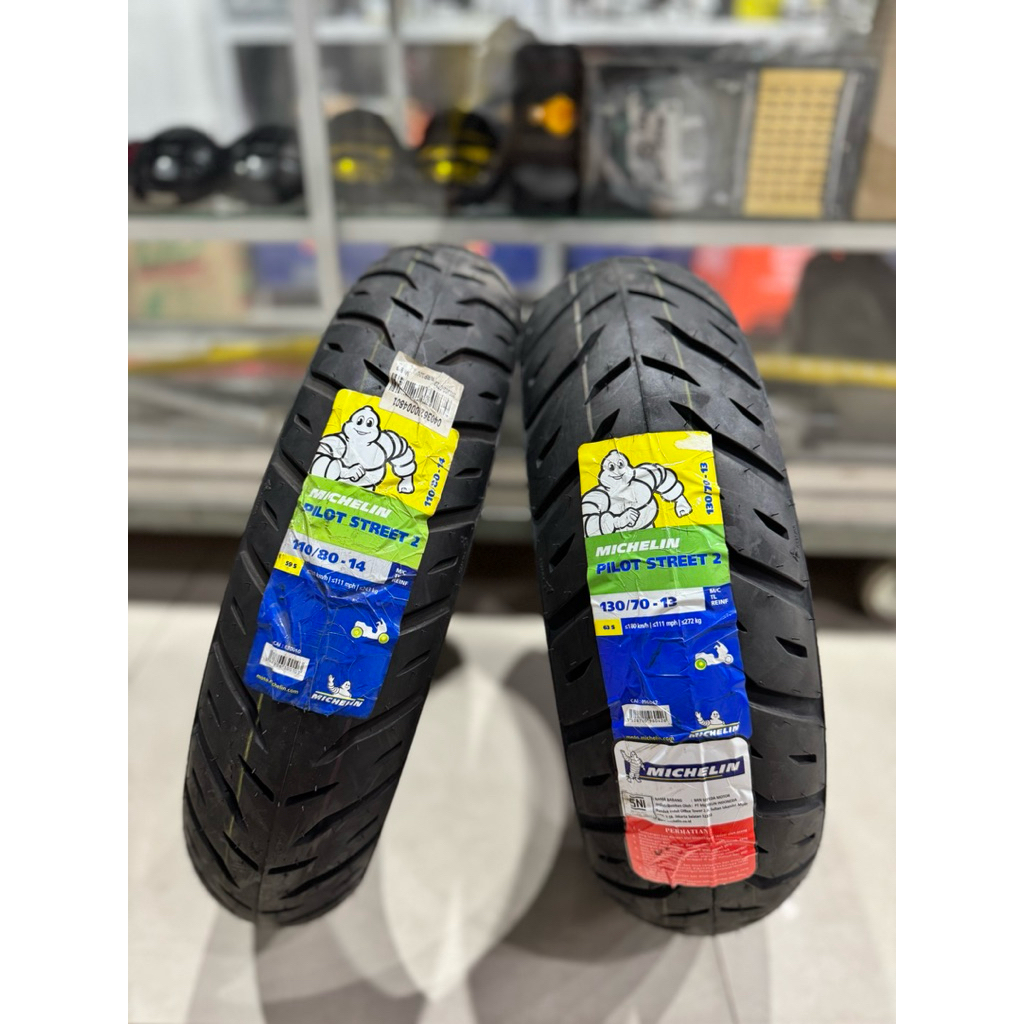 BAN MICHELIN PILOT STREET 2 120/70-14 140/70-13 FOR PCX160/ADV ORIGINAL MICHELIN