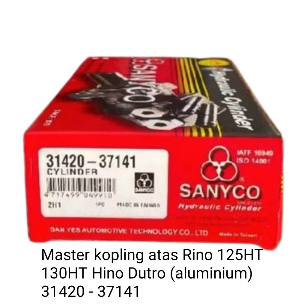 Master Kopling Atas Rino Dyna 125HT 130HT Hino Dutro Sanyco 31420-37141