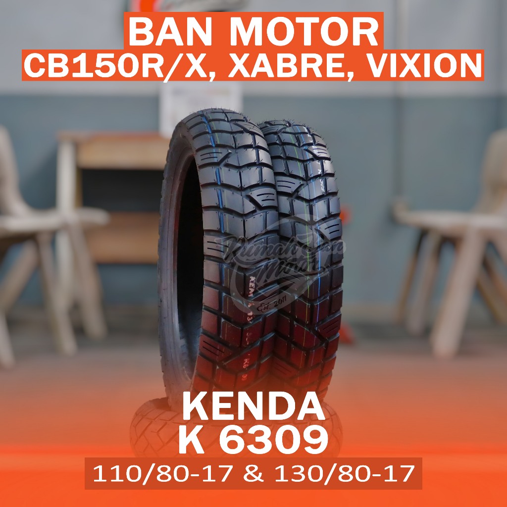 KENDA K6309 110/80-17 130/80-17 Ban Dual Purpose CB150R Vixion