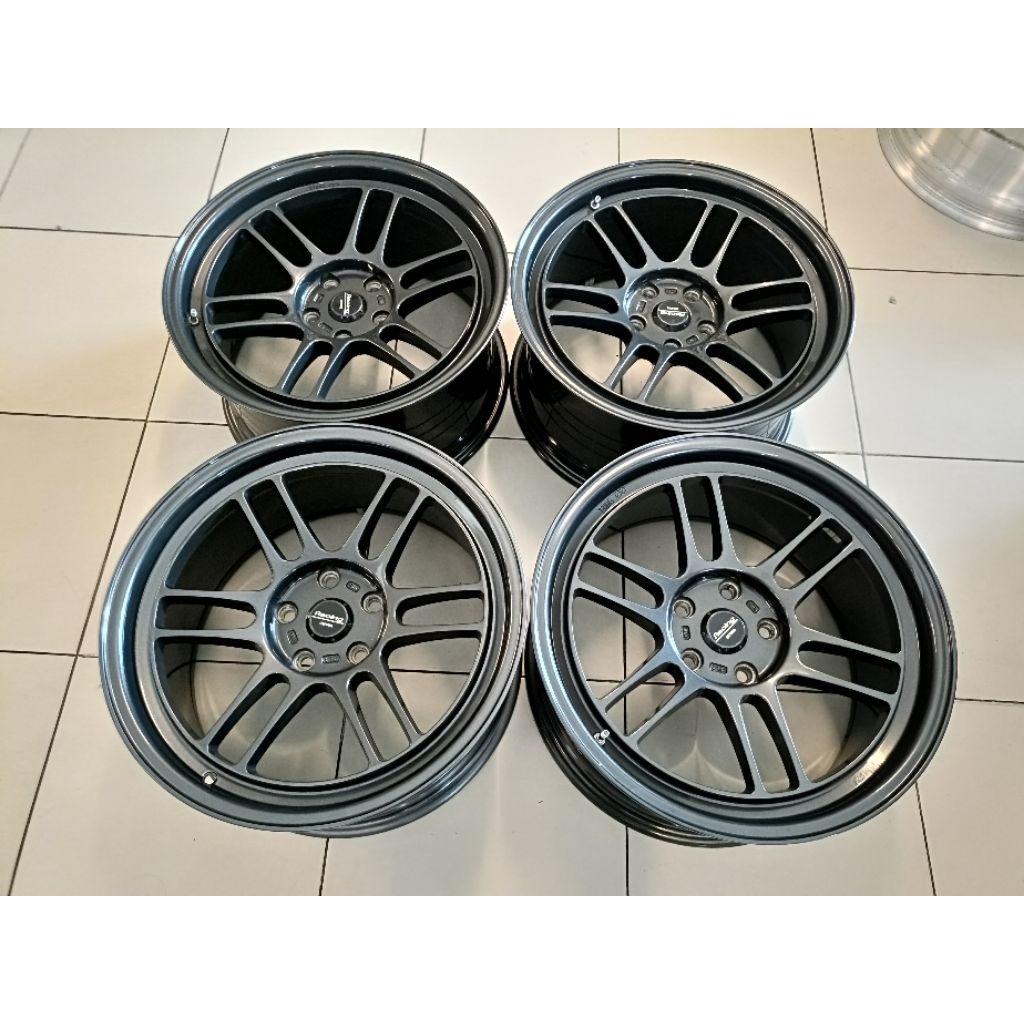 Velg Bekas Enkei rpf1 Ring 18 Pcd 5x114 Lebar 9 et 28 Gunmetal