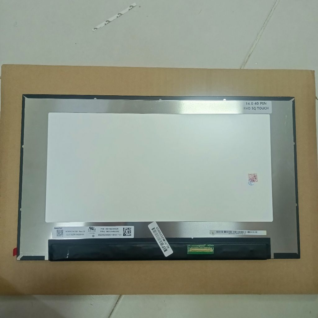 N140HCN-E5B REV. C5 LAYAR SENTUH LED LCD TOUCHSCREEN LAPTOP LATITUDE 5400 5410 5420 7400 7410 7420 E