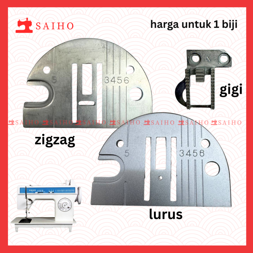 PLAT GIGI / GIGI MESIN JAHIT SINGER 974 | ORIGINAL SINGER SPAREPART