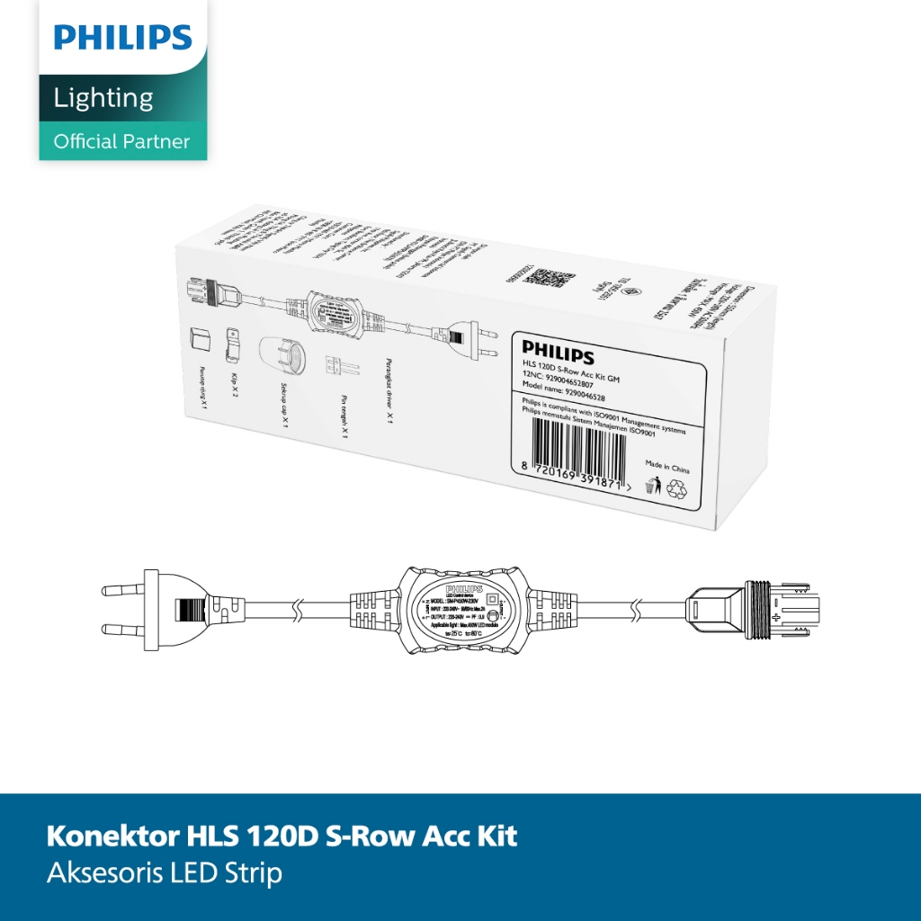 Philips Lampu LED Strip HLS S-Row Acc Kit High Voltage Driver - Accessories Connector