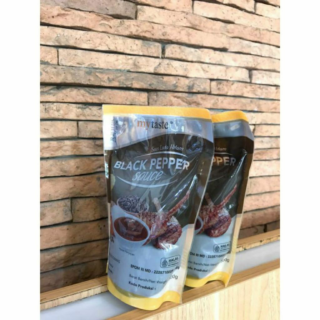 Saus Blackpepper steak / Saus bumbu lada hitam My taste Halal