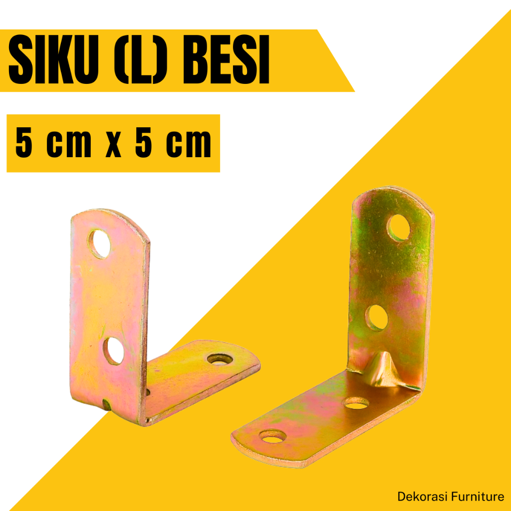 Siku L Besi Tahan Karat Kuat Dan Stabil || Siku L Besi Kuat Tahan Karat Untuk Furnitur