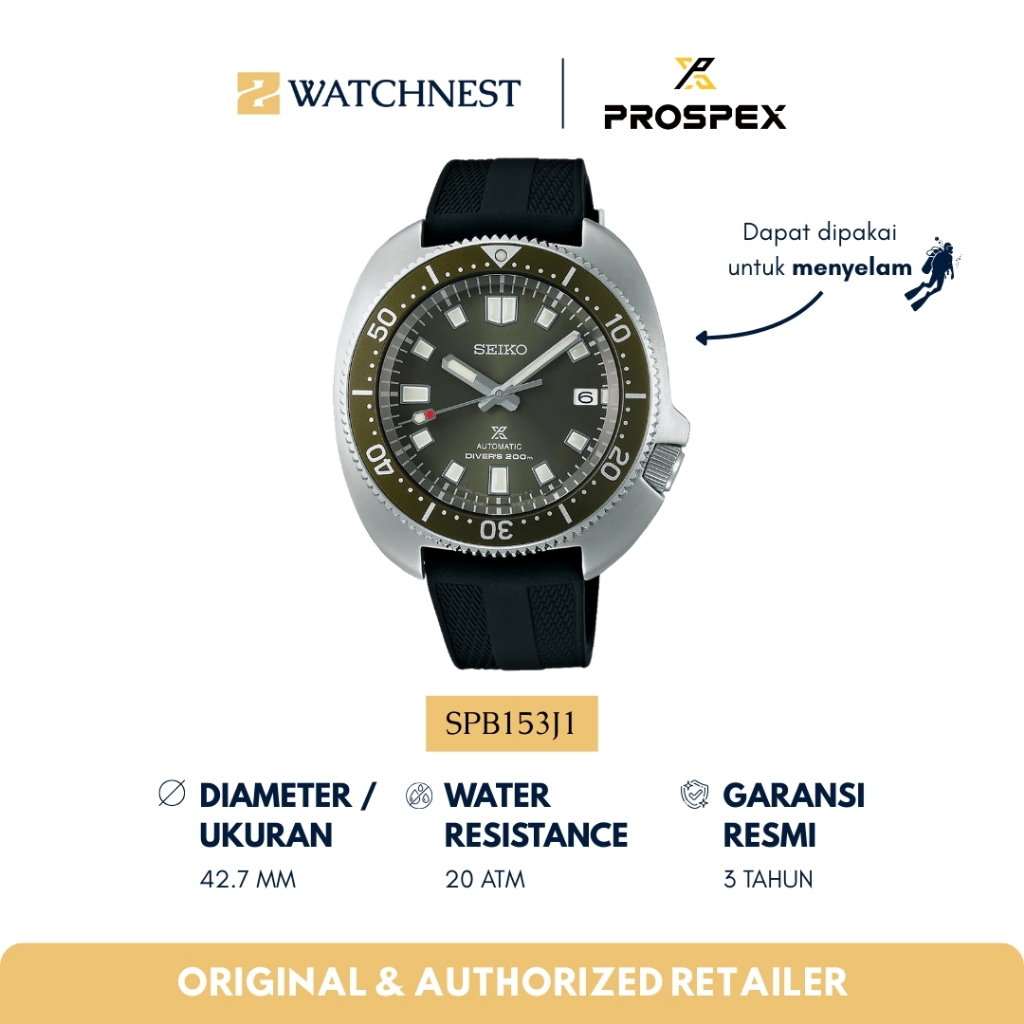 Jam Tangan Pria SEIKO PROSPEX SPB153J1 Original Garansi Resmi 3 Tahun