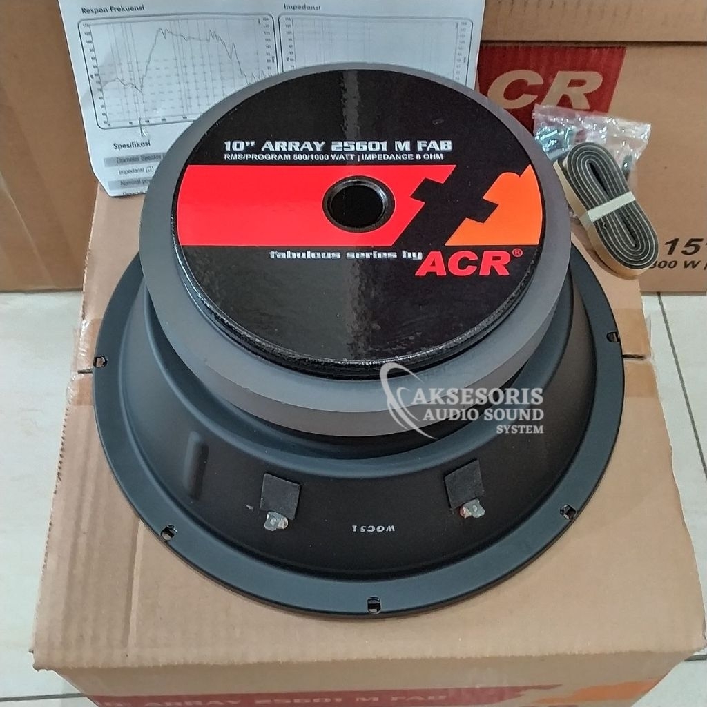 Speaker ACR Fabulous 25601 M Array 10 inch Midel Vacum 500 Watt