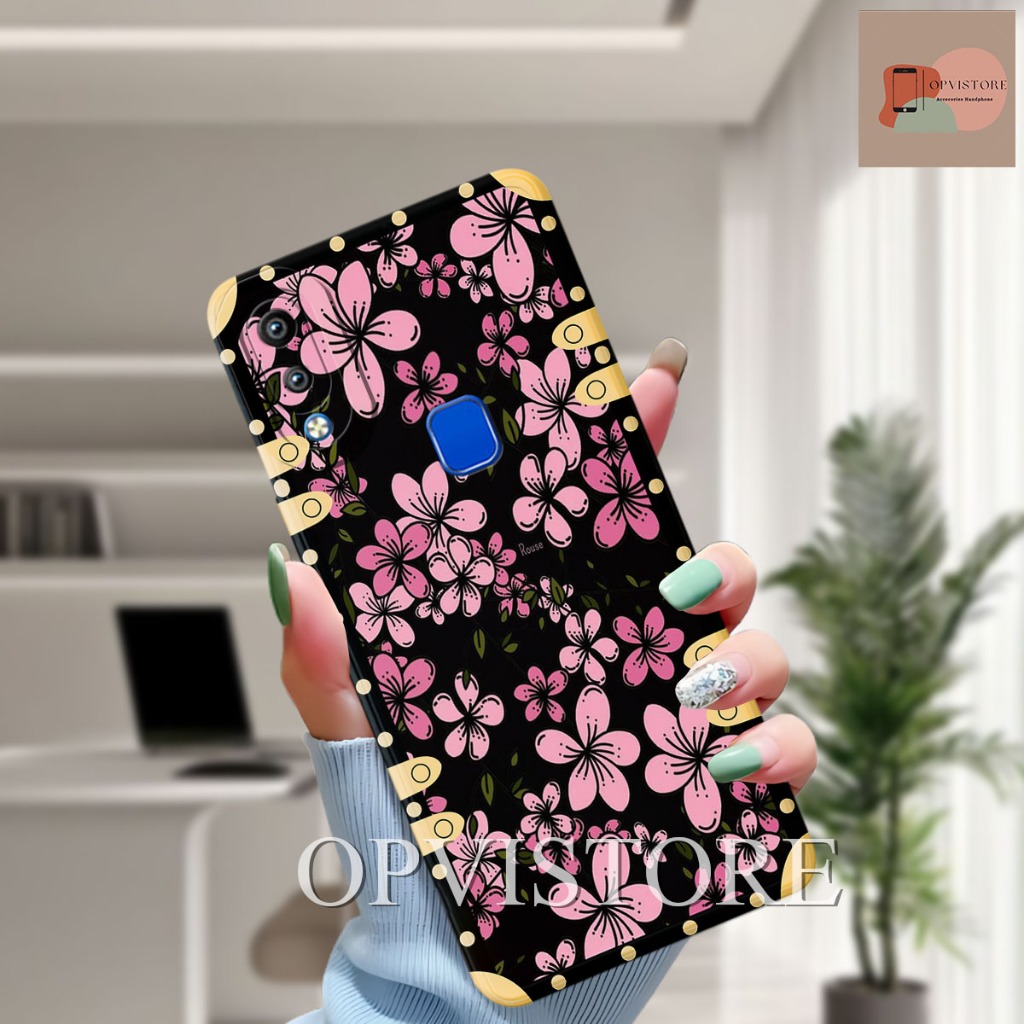 Case Vivo Y91 - Y93 - Y95 - Y91c - Y1s Fashion Case Softcase Macaron Protect Camera Kesing Hp Casing