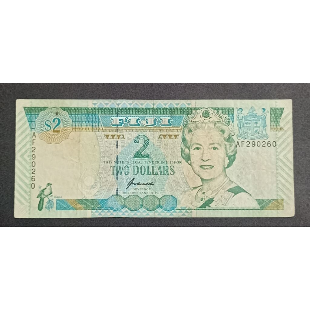 UANG KERTAS FIJI 2 DOLLARS
